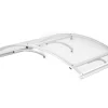 Auvent Leos 158x90, couleur blanc RAL9016, plaque incolore PMMA-Arctom Sale