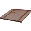 Auvent MEBE 120x84 couleur marron RAL8017, plaque marron-Arctom Sale