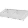 Auvent Otos 197x84, couleur blanc RAL9016, plaque incolore PMMA-Arctom Online