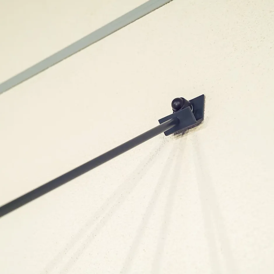 Auvent Spak 120x70, couleur anthracite RAL7016, plaque incolore-Arctom Best