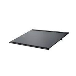 Arctom Auvent Vilgo 150x83,5, couleur anthracite RAL7016, panneau sandwich ALPE AL