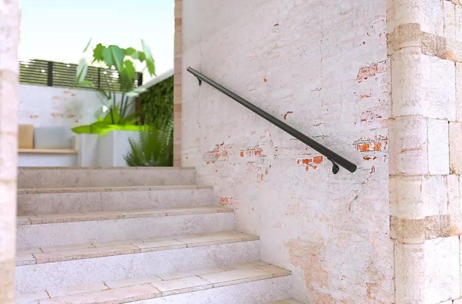 Articulation pour main courante aluminium noir-Alumin'home Outlet