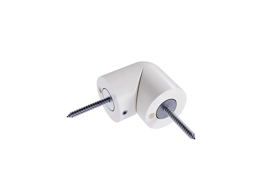 Alumin'home Articulation pour main courante aluminium blanc