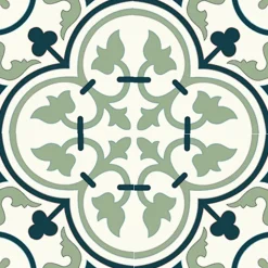 Floorilège Authentiques carreaux de ciment - Modèle Bagatelle BAG3 de - La boite de 14 carreaux soit 0,56 m²