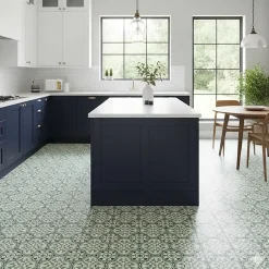 Floorilège Authentiques carreaux de ciment - Modèle Bagatelle BAG3 de - La boite de 14 carreaux soit 0,56 m²