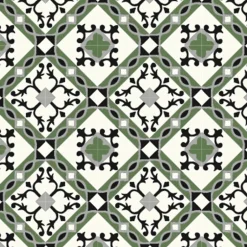 Authentiques carreaux de ciment - Modèle Accolade ACC6 - La boite de 14 carreaux soit 0,56 m².-Floorilège Best