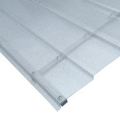 Starkedach Auvent à cadre en aluminium DIAMONDS Straight T-150 7035 avec revêtement monolithique en polycarbonate