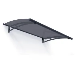 Canopia by Palram Auvent arrondi Aquila gris l.150,5 x P.91,5 x H.17,5 cm