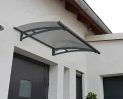 Canopia by Palram Auvent arrondi Aquila gris l.150,5 x P.91,5 x H.17,5 cm