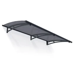 Canopia by Palram Auvent arrondi Aquila gris l.205,5 x P.91,5 x H.17,5 cm