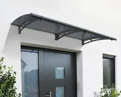 Canopia by Palram Auvent arrondi Aquila gris l.205,5 x P.91,5 x H.17,5 cm