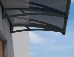 Canopia by Palram Auvent arrondi Aquila gris l.205,5 x P.91,5 x H.17,5 cm