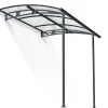 Canopia by Palram Auvent arrondi Vega gris clair l.200,5 x P.199,6 x H.26,1 cm