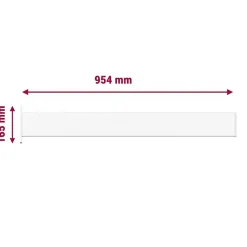Telco Home Automation Auvent Bioclimatique Fixe LANITRA (Blanc brillant - 1.50 x 0.954 m)