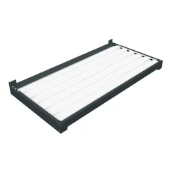 Auvent Bioclimatique orientable MERI (Gris Anthracite et Blanc Brillant - 1.50 x 1.016 m)-Telco Home Automation