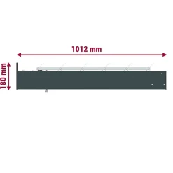 Auvent Bioclimatique orientable MERI (Gris Anthracite et Blanc Brillant - 1.50 x 1.016 m)-Telco Home Automation