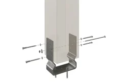 Skan Holz Auvent bois Anklam 1, 220 x 124 cm, épicéa, traitement coloré noyer