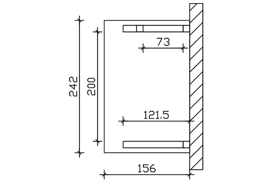 Auvent bois Paderborn 3, 242x156cm, épicéa, traitement coloré noyer-Skan Holz Sale