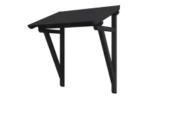 Auvent bois Paderborn 2, 242x156cm, épicéa, traitement coloré anthracite-Skan Holz Discount
