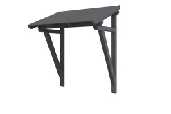 Auvent bois Paderborn 2, 242x156cm, épicéa, traitement coloré gris ardoise-Skan Holz Discount