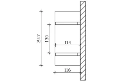 Skan Holz Auvent bois Siegen 2, 247x116cm, épicéa, non traité