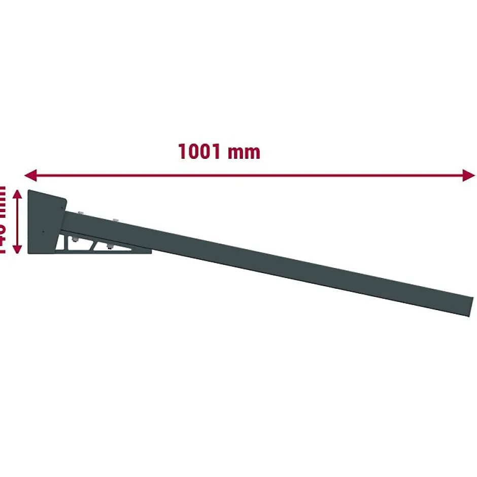 Auvent Isotoit Fixe NEBO (Gris Anthracite - 1.50 x 1.00 m)-Telco Home Automation Discount