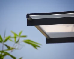 Canopia by Palram Auvent plat Nancy gris clair l.411 x P.94 x H.14 cm