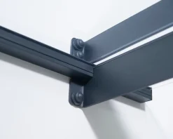 Auvent plat Nancy gris clair l.301 x P.94 x H.14 cm-Canopia by Palram