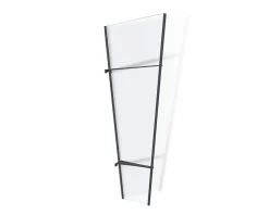 Auvent plat Pegasus gris l.170,5 x P.63,5 x H.10 cm-Canopia by Palram New