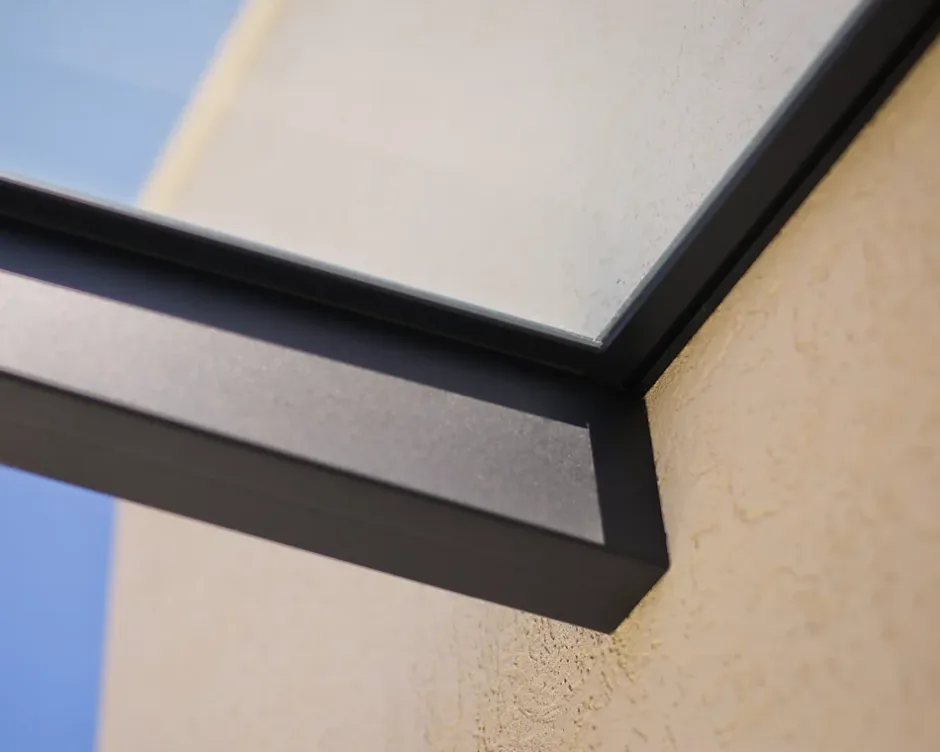 Canopia by Palram Auvent plat Sophia gris clair l.215 x P.95 x H.17 cm