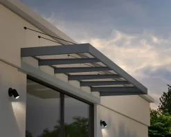 Canopia by Palram Auvent plat Sophia XL gris l.565 x P.140 x H.67 cm