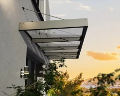 Canopia by Palram Auvent plat Sophia XL gris l.379 x P.140 x H.67 cm