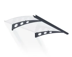 Canopia by Palram Auvent polycarbonate Garamond 135 x 90,5 cm