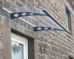 Canopia by Palram Auvent polycarbonate Garamond 135 x 90,5 cm