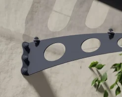 Canopia by Palram Auvent polycarbonate Garamond 135 x 90,5 cm