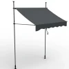 Auvent pour balcon et terasse 200x120cm rétractable avec manivelle réglable en hauteur-Bb Loisir New