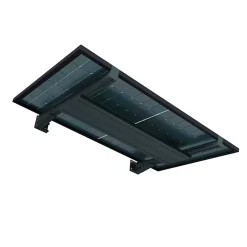 Auvent solaire MAHINA pose indépendante Gris Anthracite - 1 panneau-Telco Home Automation New