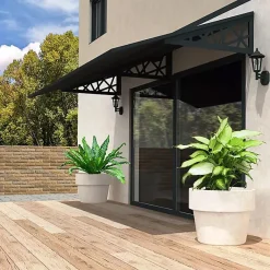 Telco Home Automation Auvent solaire Portrait MAUPITI Gris Anthracite - 2 panneaux