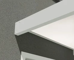 Canopia by Palram Auvent Sophia 95 x 160 cm Blanche - Translucide en Acrylique et aluminium