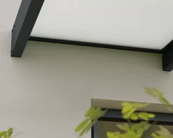 Canopia by Palram Auvent Sophia XL 140 x 471 cm Grise - Translucide en Acrylique et aluminium