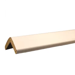 Baguette d'angle arrondi en MDF blanc 23X23mm L.2,44m