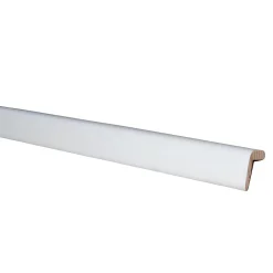 Baguette d'angle arrondi en MDF blanc 23X23mm L.2,44m