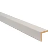 Baguette d'angle arrondi en MDF blanc 28X28mm L.2,44m- Outlet