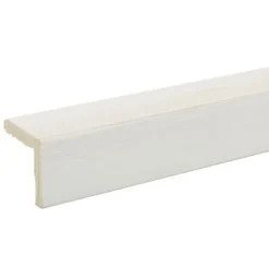 Baguette d'angle brossée blanc 250 x 27,5 cm- New