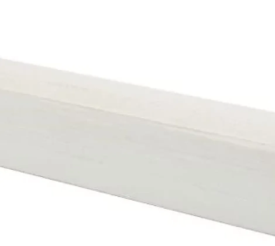 Baguette d'angle brossée blanc 250 x 27,5 cm- New