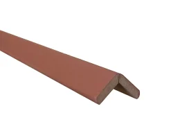 Baguette d'angle en MDF arrondi Ninna couleur terracotta 23X23mm L.2,44m