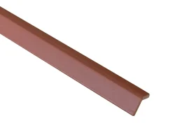Baguette d'angle en MDF arrondi Ninna couleur terracotta 23X23mm L.2,44m