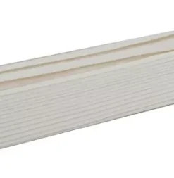 Baguette d'angle réssuyé blanc 250 x 27,5 cm