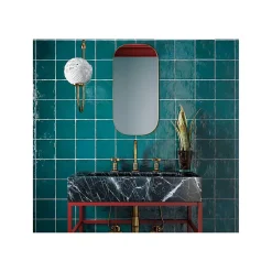 Gioia Materia Baguette de finition pour Carrelage mural faïence effet zellige LA RIVIERA Bullnose Jolly 20x1.2 cm boîte de 0.024 ml / pas m2 Q