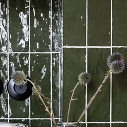 Gioia Materia Baguette de finition pour Carrelage mural faïence effet zellige LA RIVIERA Bullnose Jolly 20x1.2 cm boîte de 0.024 ml / pas m2 B